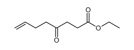 ethyl 4-oxo-7-octenoate Structure