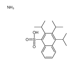 ammonium tris(1-methylethyl)naphthalenesulphonate structure