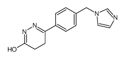 3-[4-(imidazol-1-ylmethyl)phenyl]-4,5-dihydro-1H-pyridazin-6-one Structure