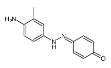 4-[(4-amino-3-methylphenyl)hydrazinylidene]cyclohexa-2,5-dien-1-one结构式