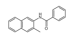 Benzamide, N-(3-methyl-2-naphthalenyl)结构式