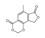 6-methyl-9H-[1,3]dioxino[4,5-e]isobenzofuran-4,7-dione Structure