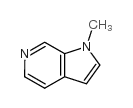 1-甲基-1H-吡咯并[2,3-c]吡啶结构式