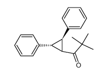 cis,trans-2,3-Diphenyl-1-pivaloylcyclopropane Structure