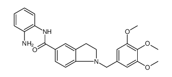 1-BENZYL-2,3-DIHYDRO-1H-INDOLE-5-CARBOXYLIC ACID structure