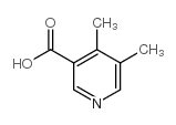4,5-Dimethylpyridine-3-carboxylic acid结构式
