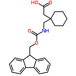 2-(1-(((((9H-芴-9-基)甲氧基)羰基)氨基)甲基)环己基)乙酸图片