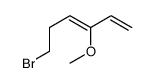 6-bromo-3-methoxyhexa-1,3-diene结构式