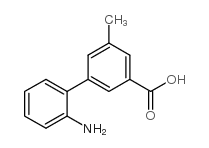 2'-AMINO-5-METHYL-BIPHENYL-3-CARBOXYLIC ACID structure