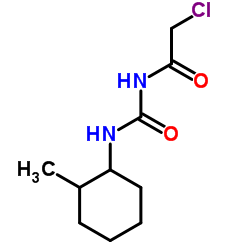 2-CHLORO-N-[[(2-METHYLCYCLOHEXYL)AMINO]CARBONYL]ACETAMIDE结构式