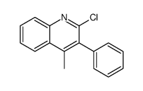 2-氯-4-甲基-3-苯基喹啉结构式
