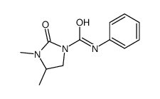 3,4-dimethyl-2-oxo-N-phenylimidazolidine-1-carboxamide Structure