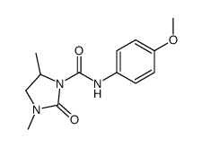 N-(4-methoxyphenyl)-3,5-dimethyl-2-oxoimidazolidine-1-carboxamide Structure