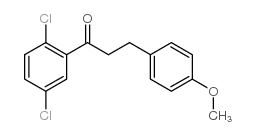 2',5'-DICHLORO-3-(4-METHOXYPHENYL)PROPIOPHENONE结构式