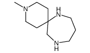 3-methyl-3,7,11-triazaspiro[5.6]dodecane结构式