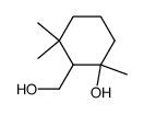 2-Hydroxymethyl-1,3,3-trimethyl-cyclohexanol结构式