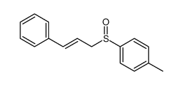 Benzene, 1-methyl-4-[[(2E)-3-phenyl-2-propen-1-yl]sulfinyl] Structure
