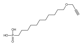 11-prop-2-ynoxyundecylphosphonic acid Structure