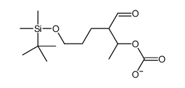 [6-[tert-butyl(dimethyl)silyl]oxy-3-formylhexan-2-yl] carbonate Structure