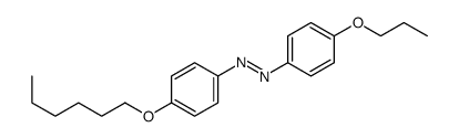 (4-hexoxyphenyl)-(4-propoxyphenyl)diazene结构式