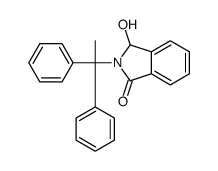 2-(1,1-diphenylethyl)-3-hydroxy-3H-isoindol-1-one结构式