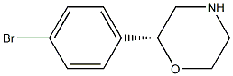 (2R)-2-(4-Bromo-phenyl)-morpholine结构式