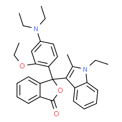 3-(4-Diethylamino-2-ethoxyphenyl)-3-(1-ethyl-2-methyl-1H-indol-3-yl)phthalide Structure