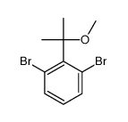 1,3-dibromo-2-(2-methoxypropan-2-yl)benzene结构式