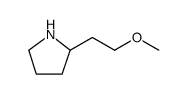 Pyrrolidine, 2-(2-methoxyethyl) Structure
