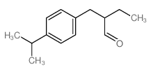 2-[(4-propan-2-ylphenyl)methyl]butanal结构式