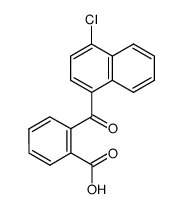 2-(4-chloro-[1]naphthoyl)-benzoic acid Structure