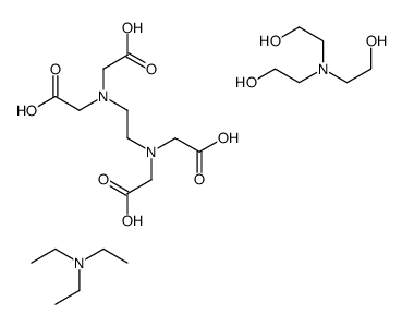 N,N'-ethylenebis[N-(carboxymethyl)glycine], compound with N,N-triethylamine and 2,2',2''-nitrilotris[ethanol] structure