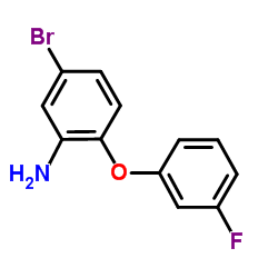 5-Bromo-2-(3-fluorophenoxy)aniline结构式