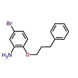 5-Bromo-2-(3-phenylpropoxy)aniline结构式