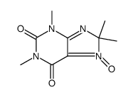 1H-Purine-2,6-dione, 3,8-dihydro-1,3,8,8-tetramethyl-, 7-oxide Structure
