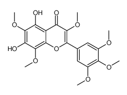 5,7-dihydroxy-3,6,8-trimethoxy-2-(3,4,5-trimethoxyphenyl)chromen-4-one图片