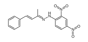 N-(2,4-Dinitrophenyl)-4-phenyl-3-butene-2-one hydrazone结构式