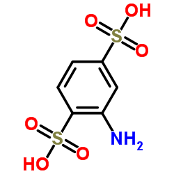 1-Anilino-2,5-disulfonic acid structure