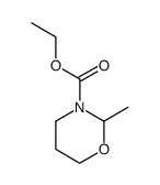 2-methyl-[1,3]oxazinane-3-carboxylic acid ethyl ester Structure