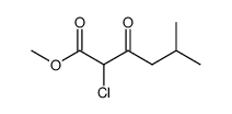 2-chloro-5-methyl-3-oxo-hexanoic acid methyl ester Structure