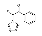 2-fluoro-1-phenyl-2-(1,2,4-triazol-1-yl)ethanone结构式