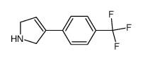 3-(4-Trifluoromethyl-phenyl)-2,5-dihydro-1H-pyrrole Structure