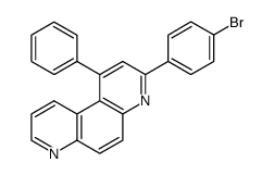 3-(p-bromophenyl)-1-phenyl-4,7-phenanthroline Structure