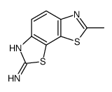 Benzo[1,2-d:4,3-d]bisthiazol-2-amine, 7-methyl- (9CI) structure