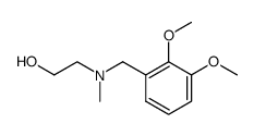 2-[(2,3-dimethoxy-benzyl)-methyl-amino]-ethanol结构式