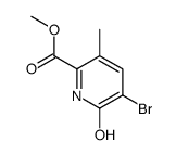 methyl 5-bromo-3-methyl-6-oxo-1H-pyridine-2-carboxylate结构式