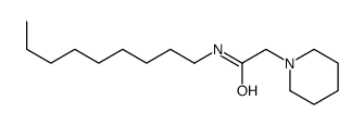 N-nonyl-2-piperidin-1-ylacetamide结构式
