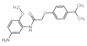 N-(5-Amino-2-methoxyphenyl)-2-(4-isopropylphenoxy) acetamide结构式