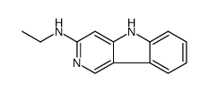 N-ethyl-5H-pyrido[4,3-b]indol-3-amine结构式