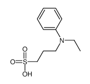 3-(N-ethylanilino)propane-1-sulfonic acid Structure